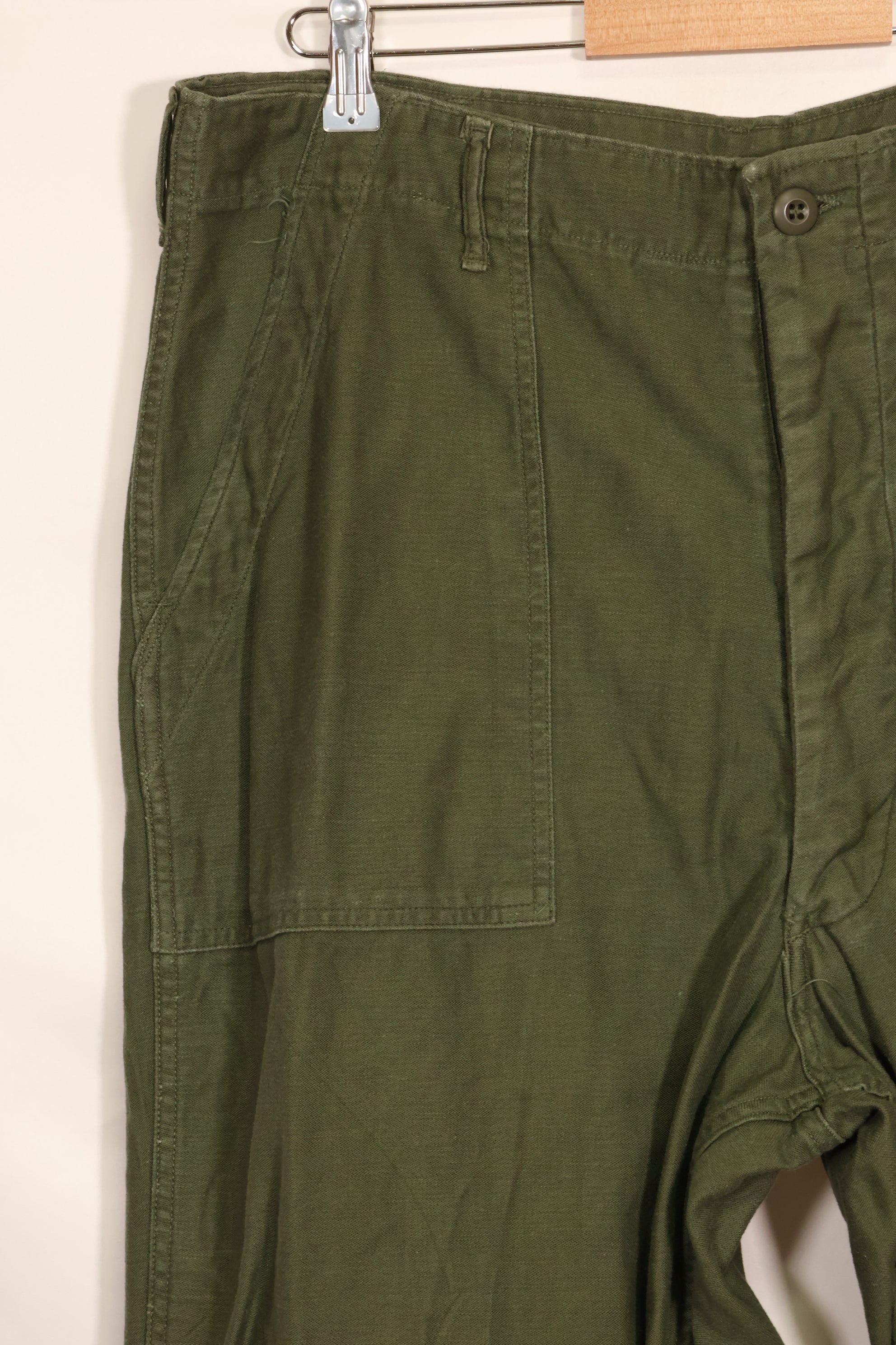 1972年会計　TYPE 3　40 x 33 アメリカ軍　OG-107 ユーティリティパンツ　ベイカーパンツ　中古品