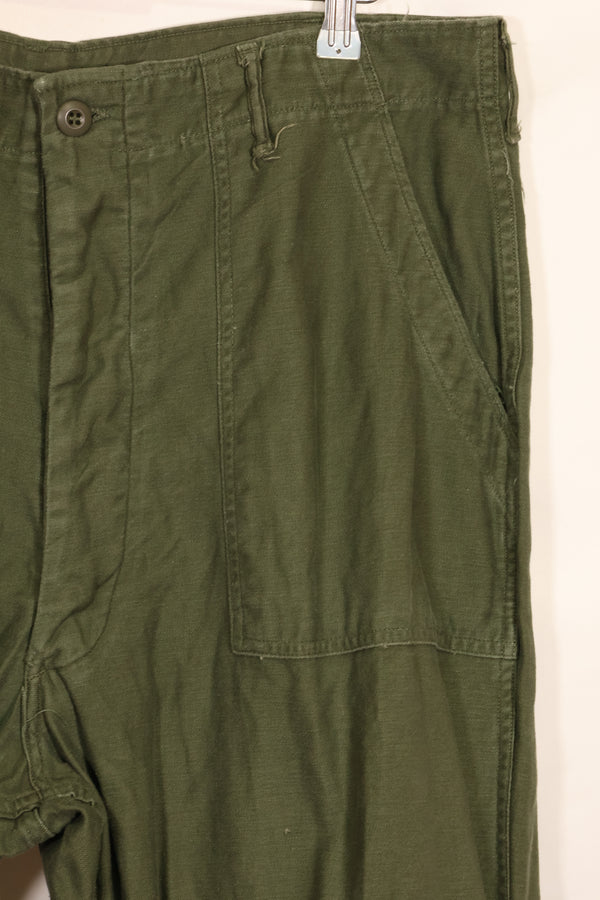 1972年会計　TYPE 3　40 x 33 アメリカ軍　OG-107 ユーティリティパンツ　ベイカーパンツ　中古品