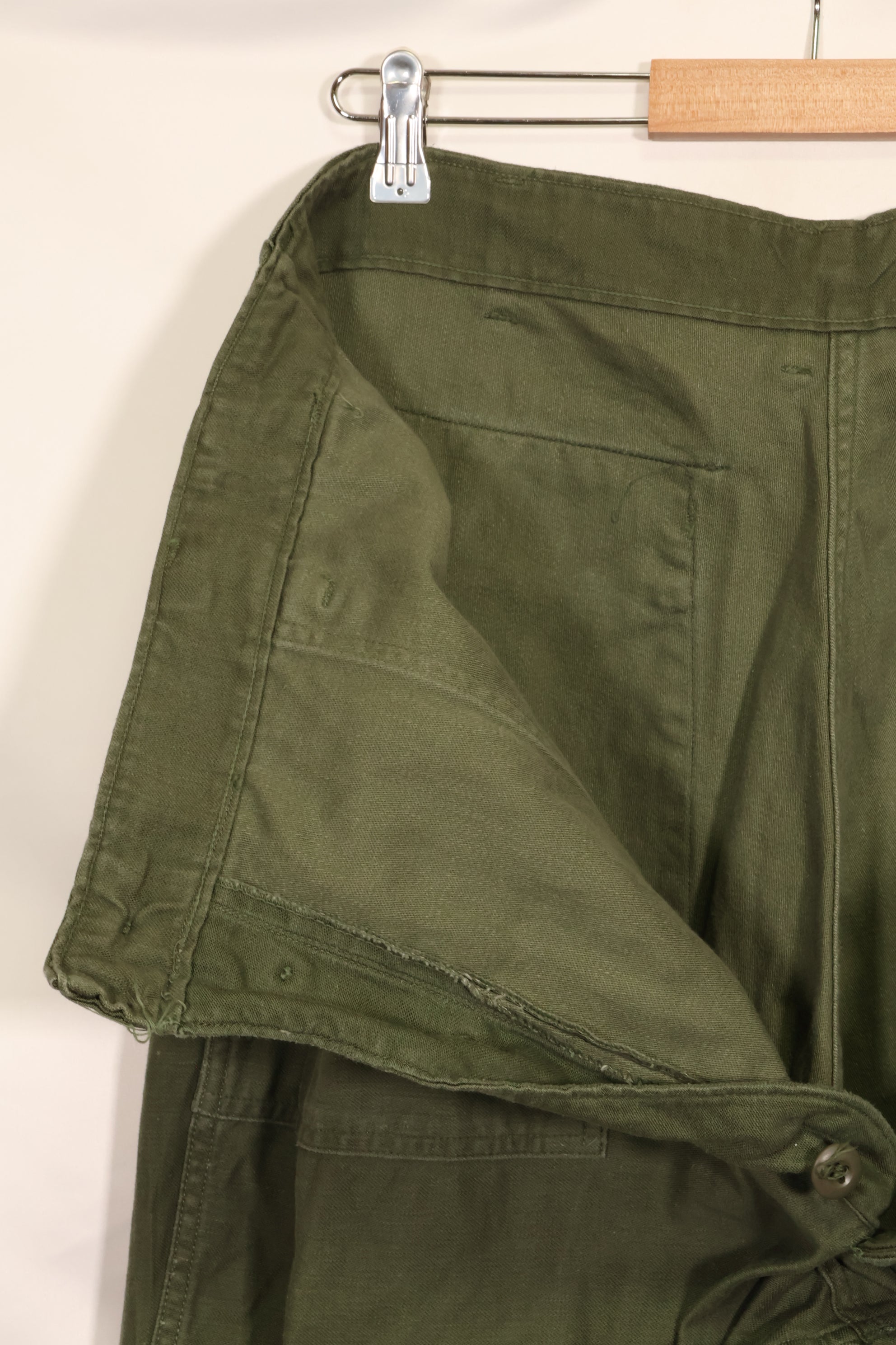 1972年会計　TYPE 3　40 x 33 アメリカ軍　OG-107 ユーティリティパンツ　ベイカーパンツ　中古品