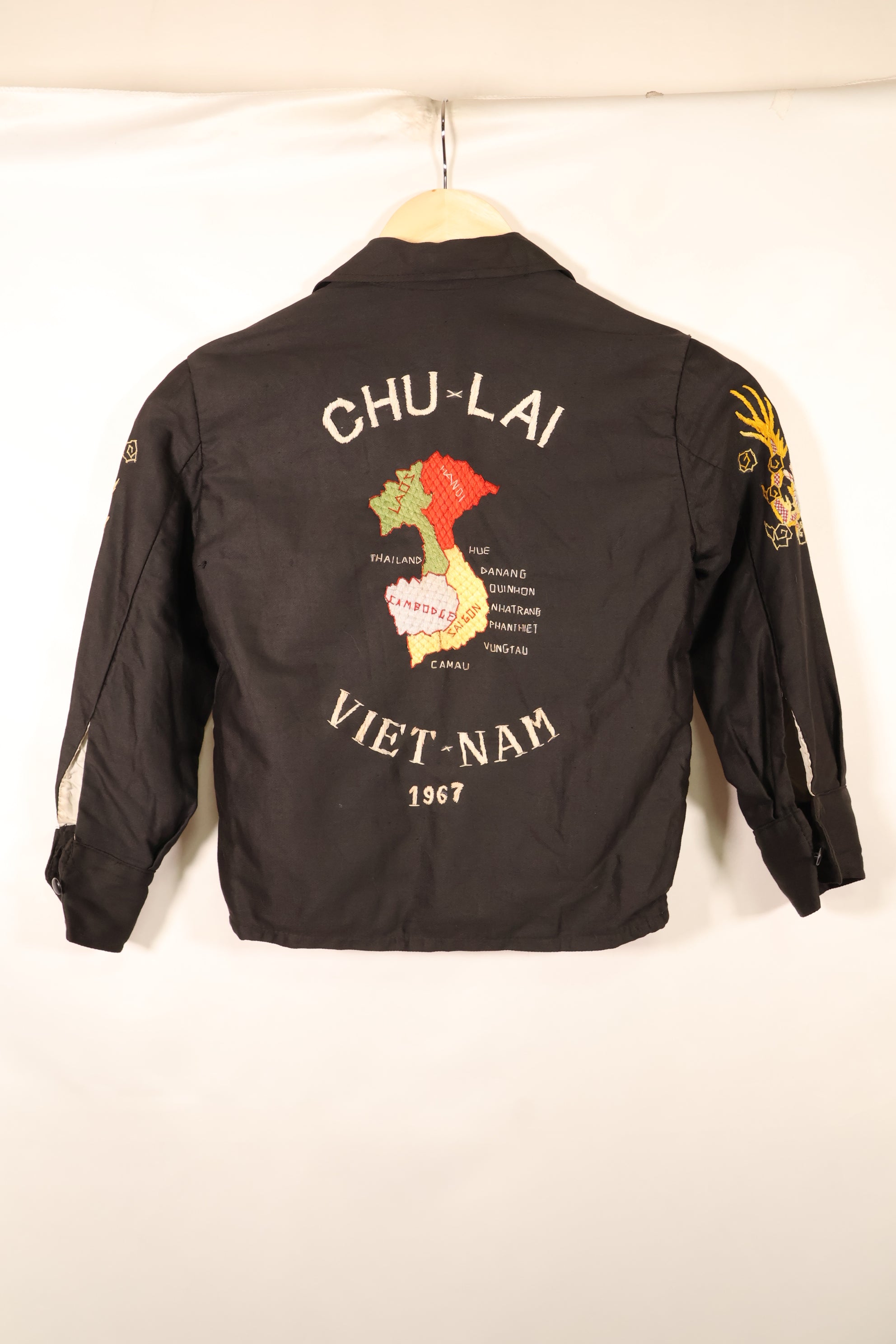 1967年　子供用　お土産品　ベトナム戦争　ツアージャケット　CHU-LAI　ベトジャン　中古品