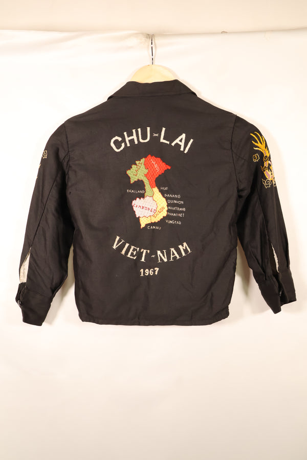 1967年　子供用　お土産品　ベトナム戦争　ツアージャケット　CHU-LAI　ベトジャン　中古品