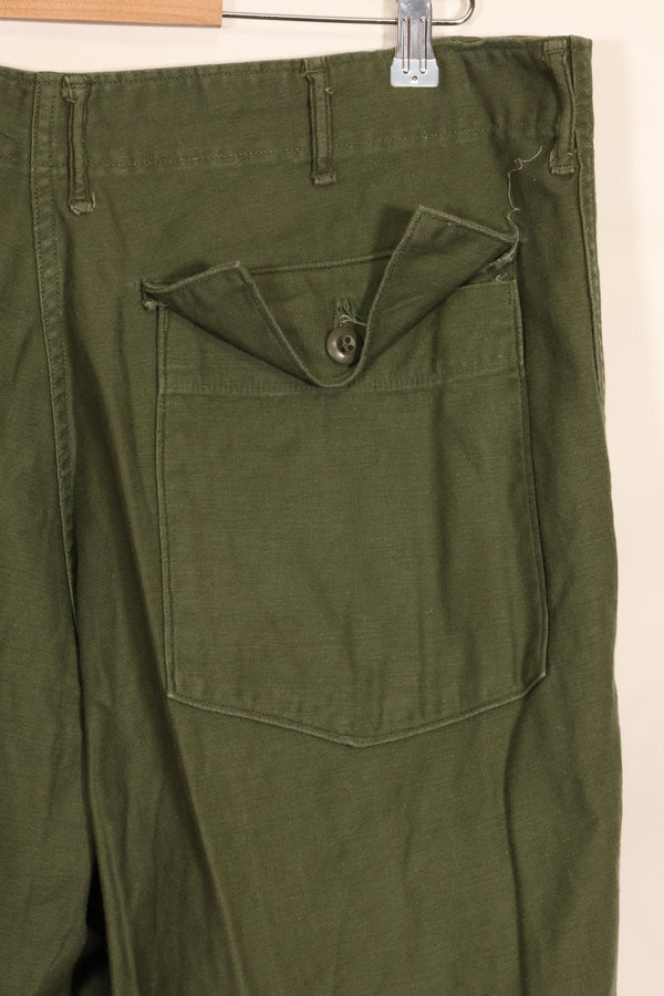 1972年会計　TYPE 3　40 x 33 アメリカ軍　OG-107 ユーティリティパンツ　ベイカーパンツ　中古品