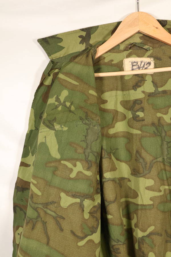 1966年〜67年契約　M-R　ERDL 初期プリント　ジャングルファティーグ　ジャケット　中古品