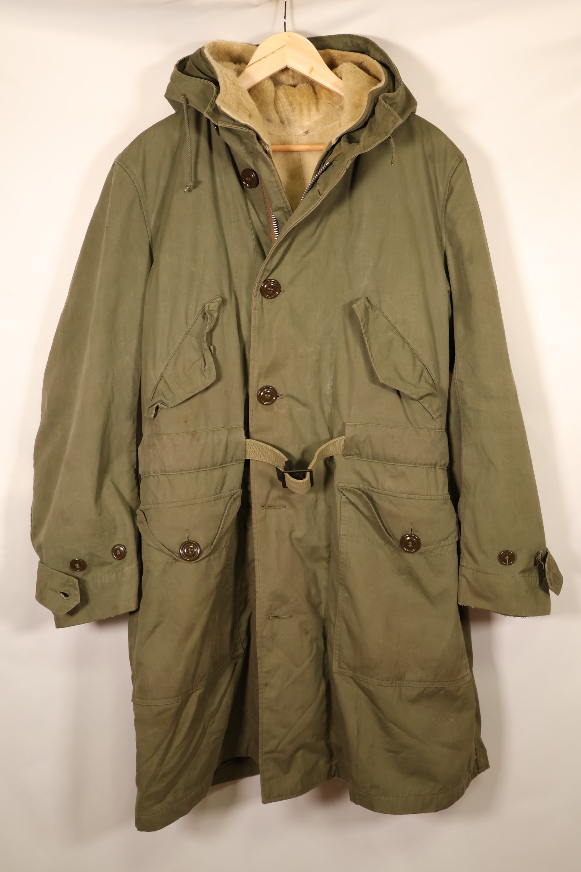 1940年代　MEDIUM　M-1947 フィールドパーカー　陸軍　海兵隊　汚れあり　中古品