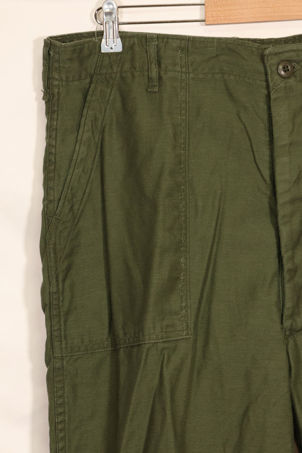 1972年会計　TYPE 3　40 x 33 アメリカ軍　OG-107 ユーティリティパンツ　ベイカーパンツ　中古品  B
