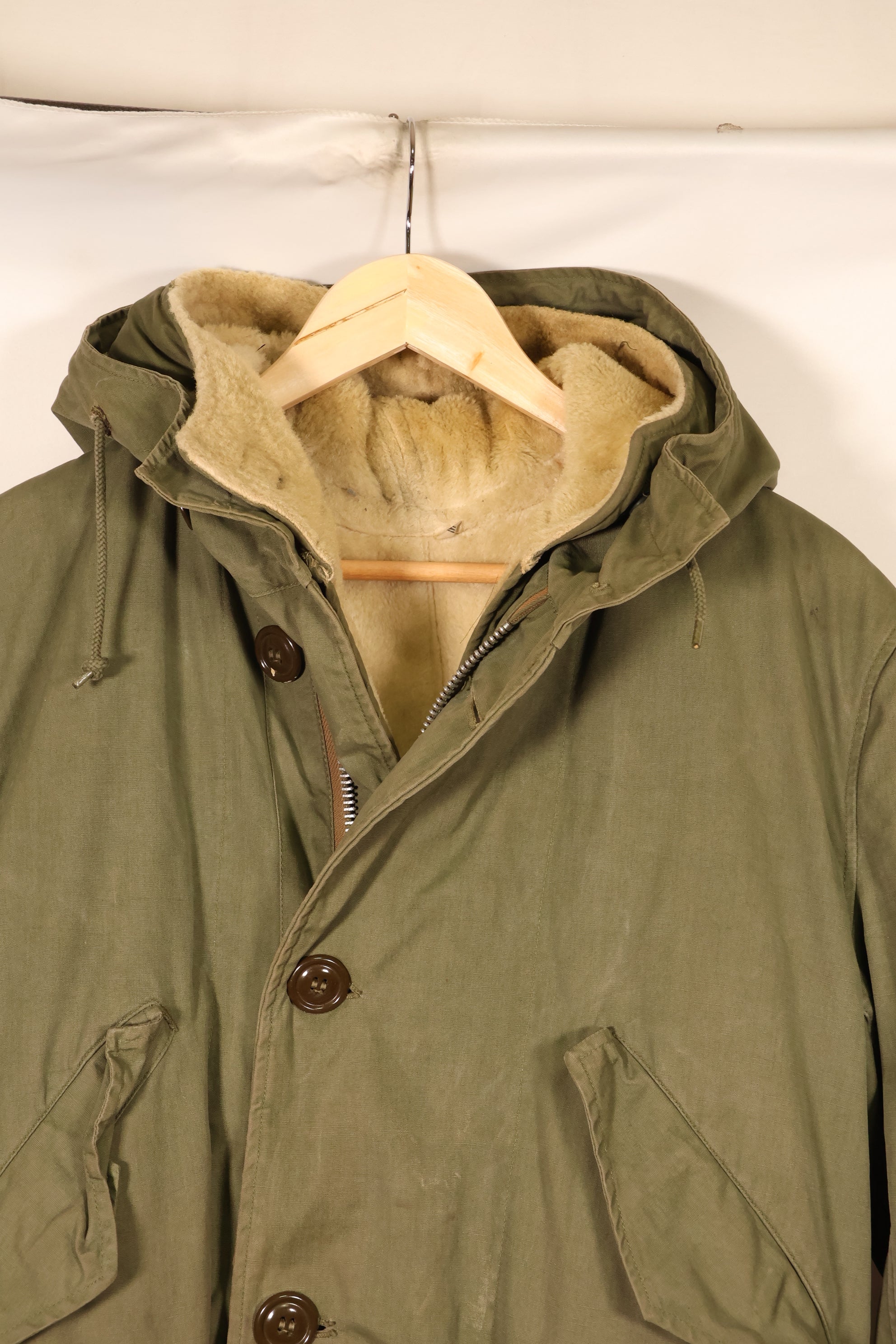 1940年代　MEDIUM　M-1947 フィールドパーカー　陸軍　海兵隊　汚れあり　中古品