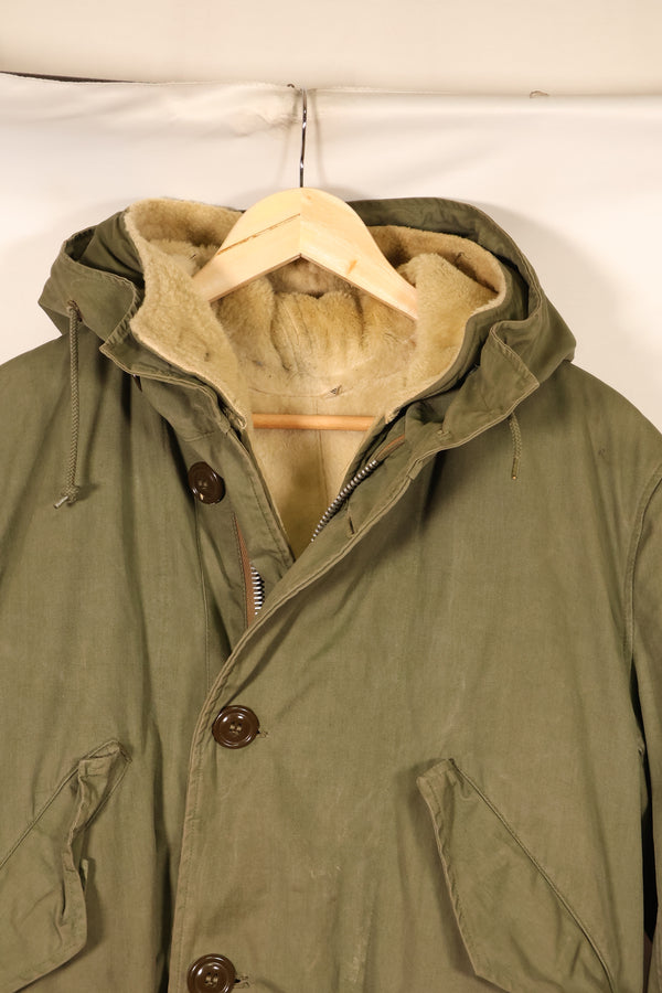 1940年代　MEDIUM　M-1947 フィールドパーカー　陸軍　海兵隊　汚れあり　中古品