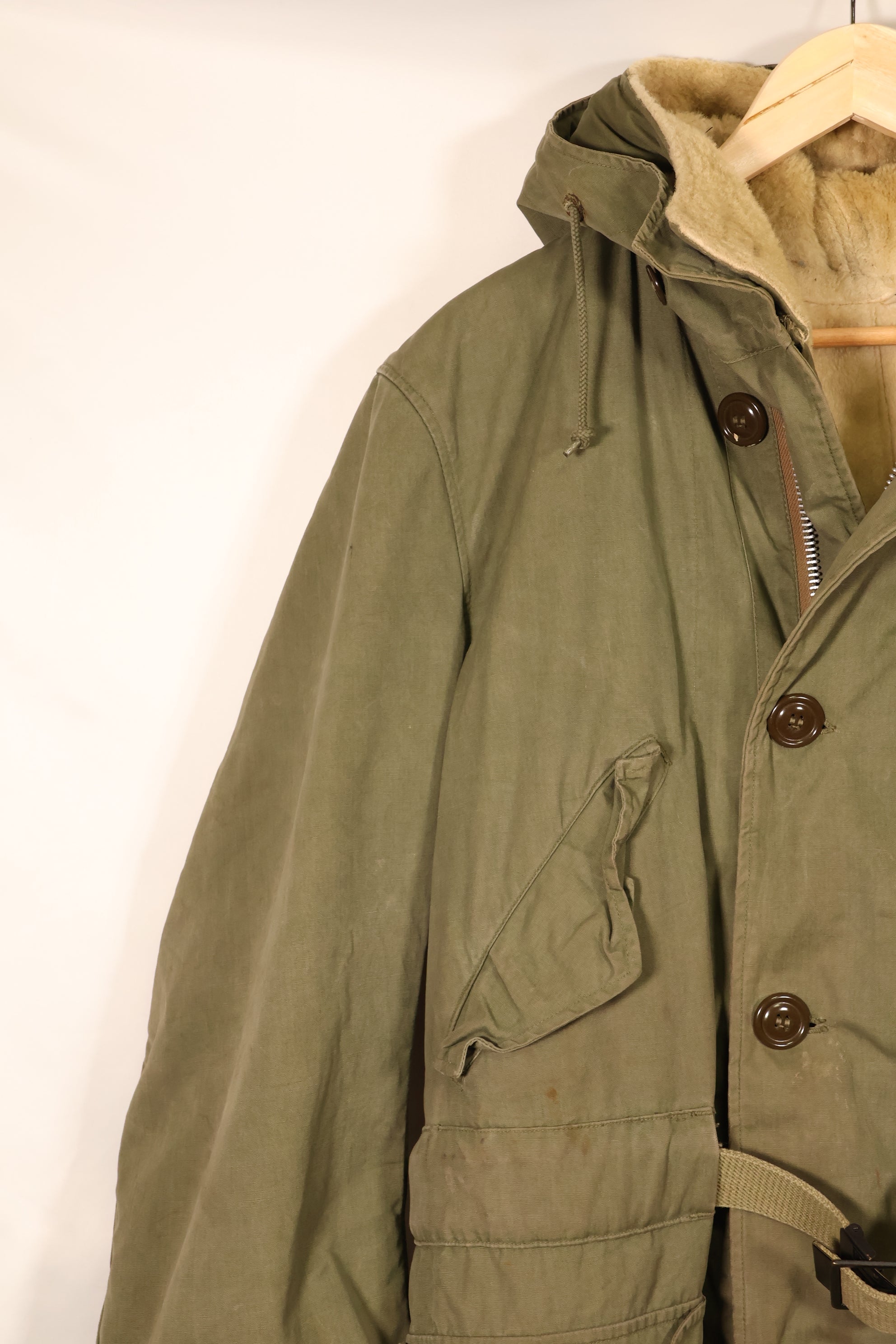 1940年代　MEDIUM　M-1947 フィールドパーカー　陸軍　海兵隊　汚れあり　中古品