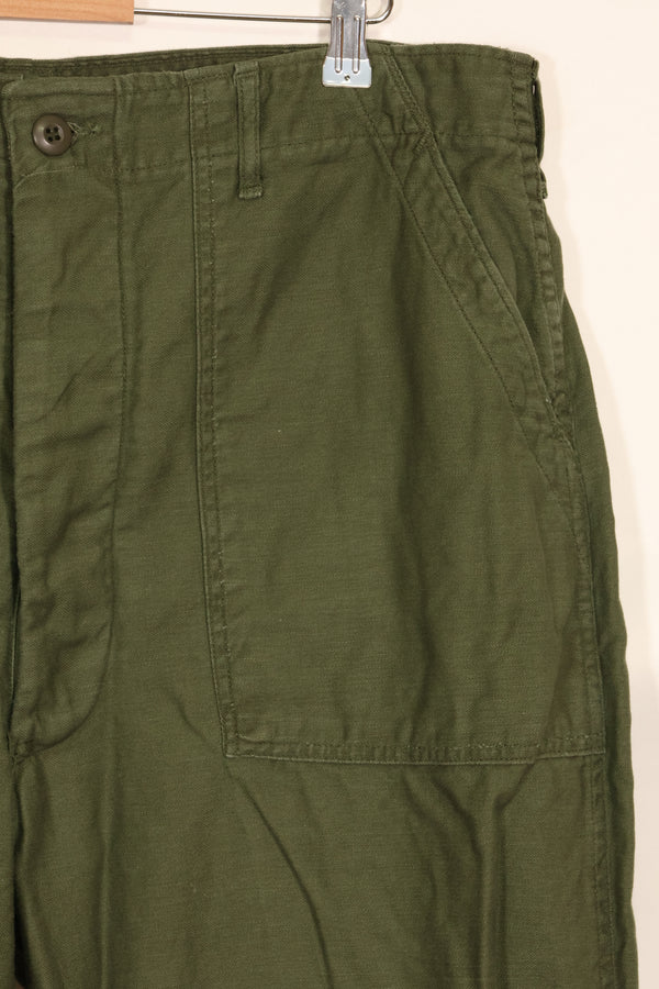 1972年会計　TYPE 3　40 x 33 アメリカ軍　OG-107 ユーティリティパンツ　ベイカーパンツ　中古品  B