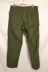 1972年会計　TYPE 3　40 x 33 アメリカ軍　OG-107 ユーティリティパンツ　ベイカーパンツ　中古品  B