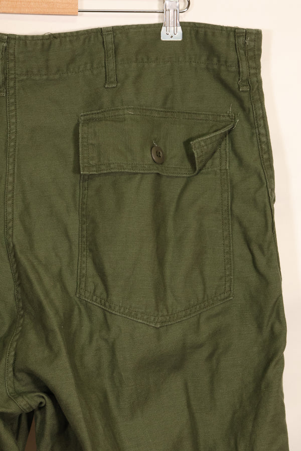 1972年会計　TYPE 3　40 x 33 アメリカ軍　OG-107 ユーティリティパンツ　ベイカーパンツ　中古品  B
