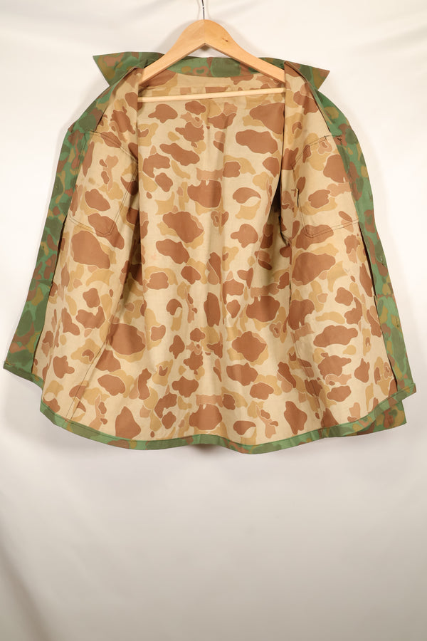 1960年代　個人調達品　アメリカ海兵隊　フロッグスキンポンチョ製　シャツ&パンツセット　南ベトナム製　