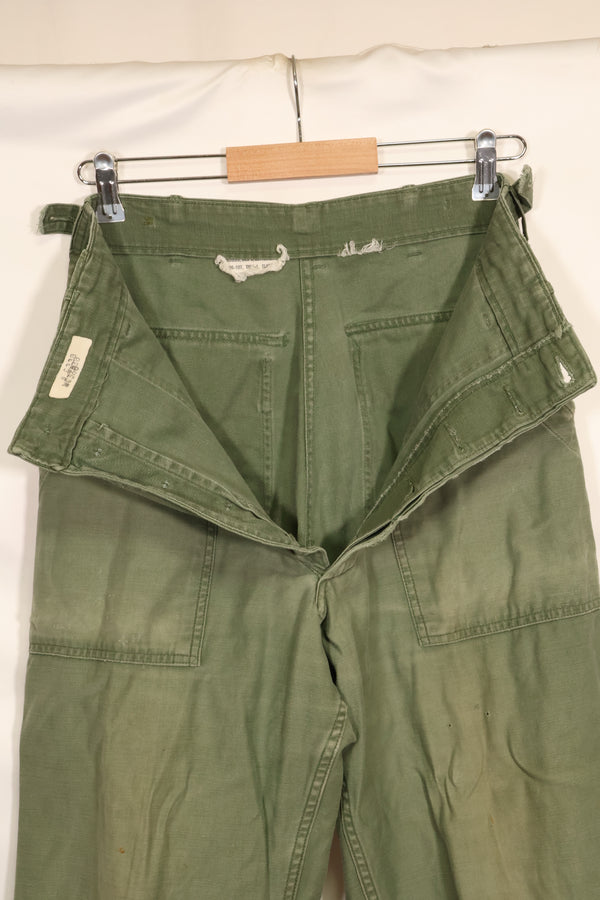1950年代　TYPE 1　推定SMALL　 アメリカ軍　OG-107 ユーティリティパンツ　ベイカーパンツ　中古品 A