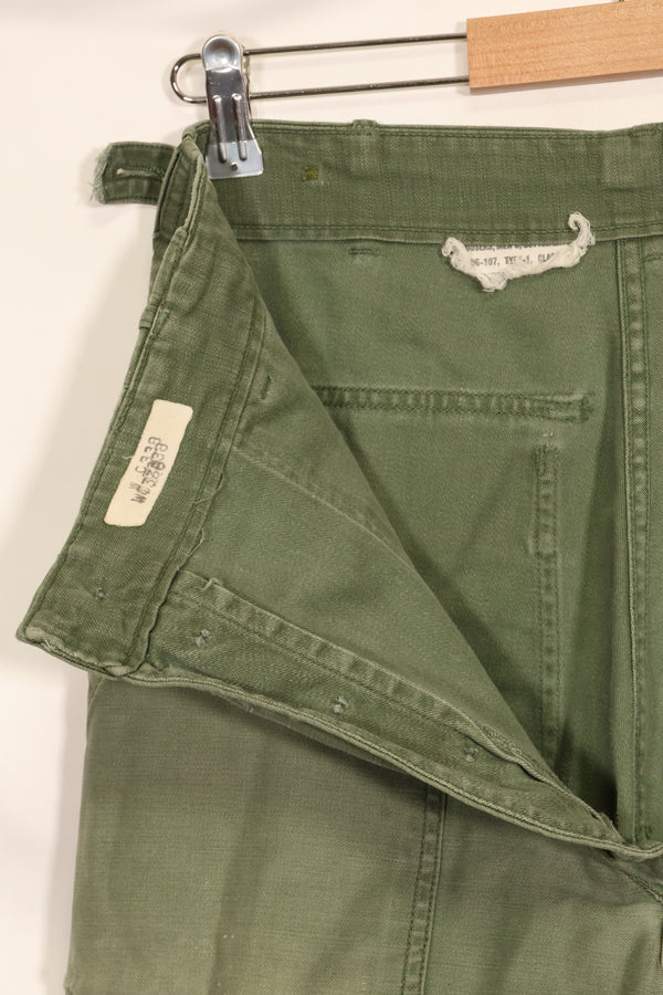 1950年代　TYPE 1　推定SMALL　 アメリカ軍　OG-107 ユーティリティパンツ　ベイカーパンツ　中古品 A