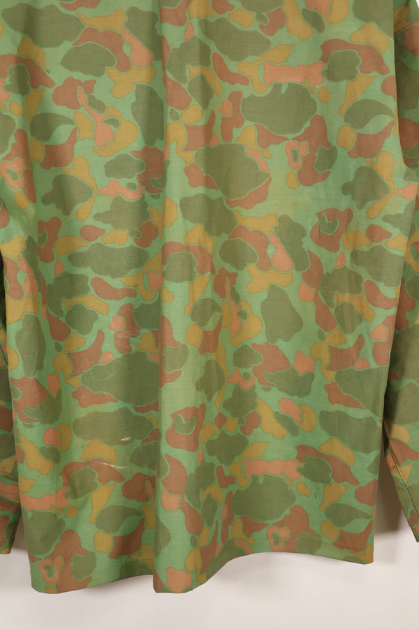 1960年代　個人調達品　アメリカ海兵隊　フロッグスキンポンチョ製　シャツ&パンツセット　南ベトナム製　