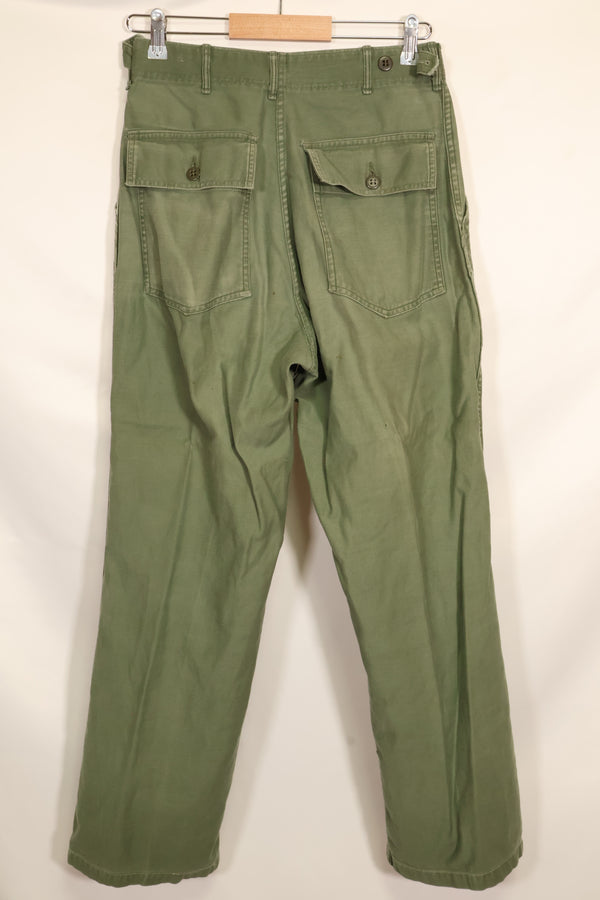 1950年代　TYPE 1　推定SMALL　 アメリカ軍　OG-107 ユーティリティパンツ　ベイカーパンツ　中古品 A