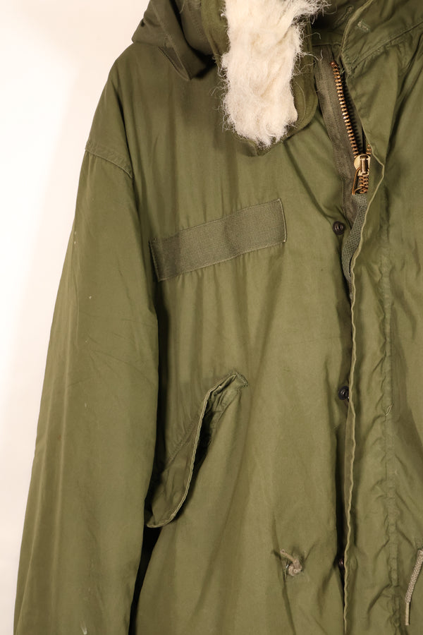 1985年&1973年契約　XS　アメリカ軍　M65　フィールドパーカー　複数年代組み合わせ品　中古品