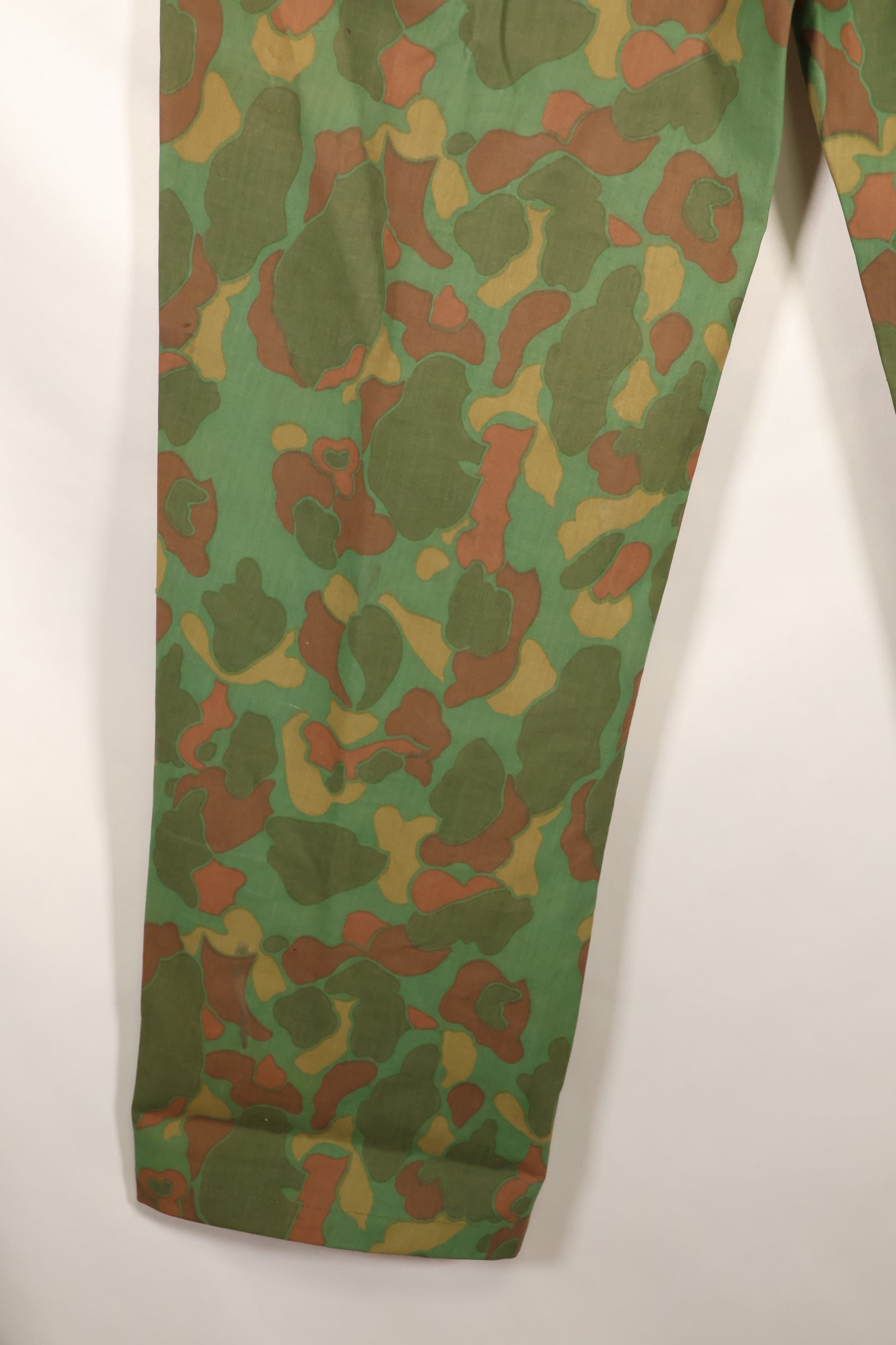 1960年代　個人調達品　アメリカ海兵隊　フロッグスキンポンチョ製　シャツ&パンツセット　南ベトナム製　