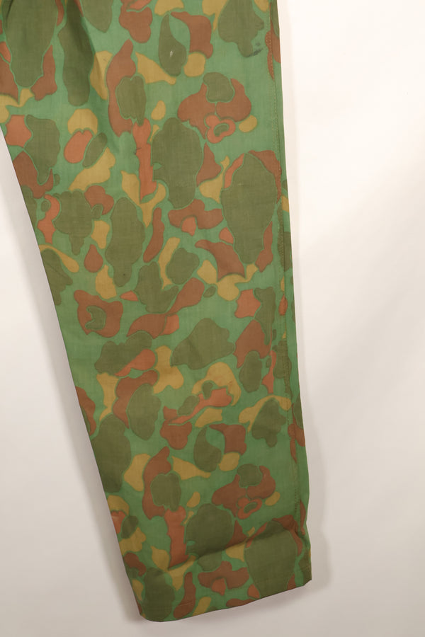 1960年代　個人調達品　アメリカ海兵隊　フロッグスキンポンチョ製　シャツ&パンツセット　南ベトナム製　
