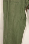 1950年代　TYPE 1　推定 MEDIUM　 アメリカ軍　OG-107 ユーティリティパンツ　ベイカーパンツ　中古品  C