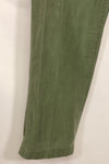 1950年代　TYPE 1　推定 MEDIUM　 アメリカ軍　OG-107 ユーティリティパンツ　ベイカーパンツ　中古品  C