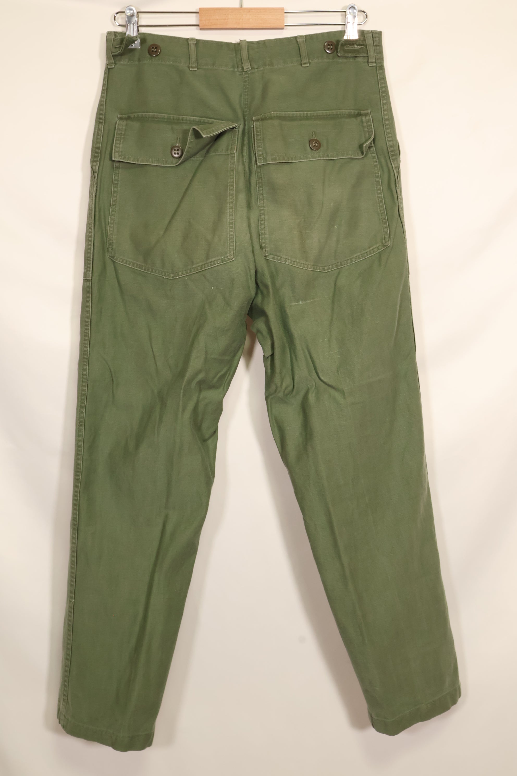1950年代　TYPE 1　推定 MEDIUM　 アメリカ軍　OG-107 ユーティリティパンツ　ベイカーパンツ　中古品  C