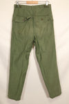 1950年代　TYPE 1　推定 MEDIUM　 アメリカ軍　OG-107 ユーティリティパンツ　ベイカーパンツ　中古品  C