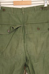 1950年代　TYPE 1　推定 MEDIUM　 アメリカ軍　OG-107 ユーティリティパンツ　ベイカーパンツ　中古品  C