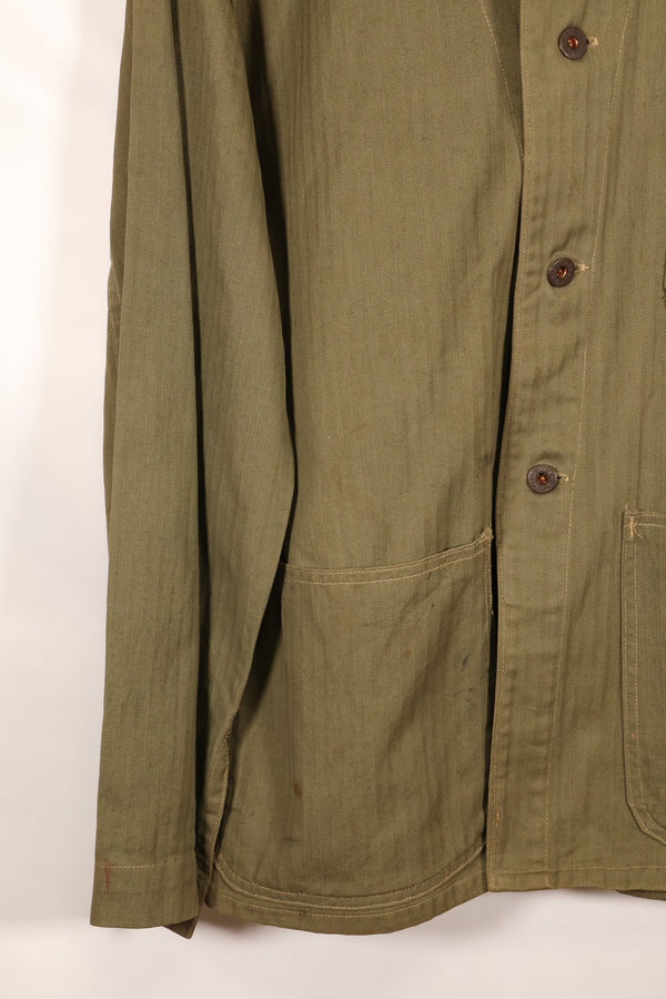 1940年代　USMC　アメリカ海兵隊　P-41　HBT　ユーティリティジャケット　状態良い　中古品