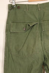 1950年代　TYPE 1　推定 MEDIUM　 アメリカ軍　OG-107 ユーティリティパンツ　ベイカーパンツ　中古品  C