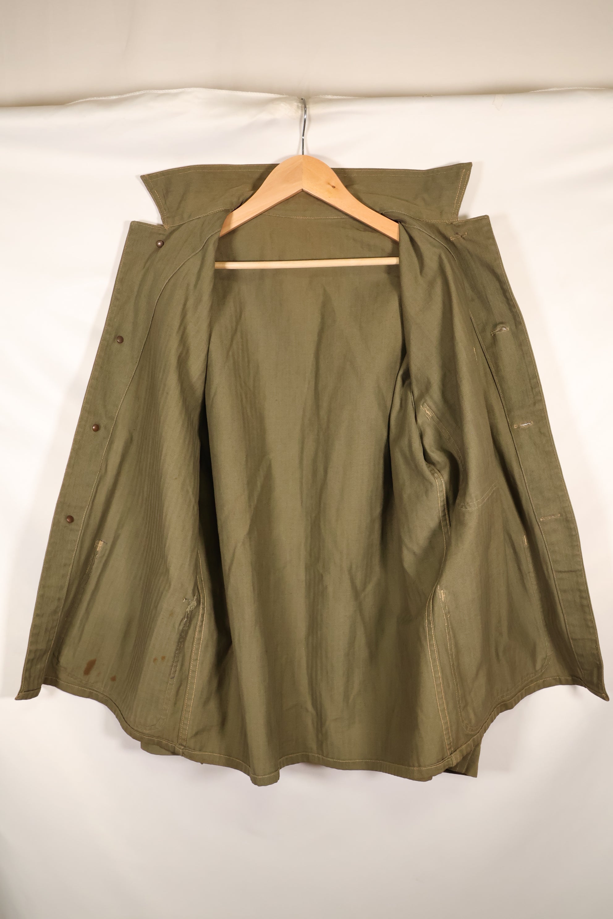 1940年代　USMC　アメリカ海兵隊　P-41　HBT　ユーティリティジャケット　状態良い　中古品