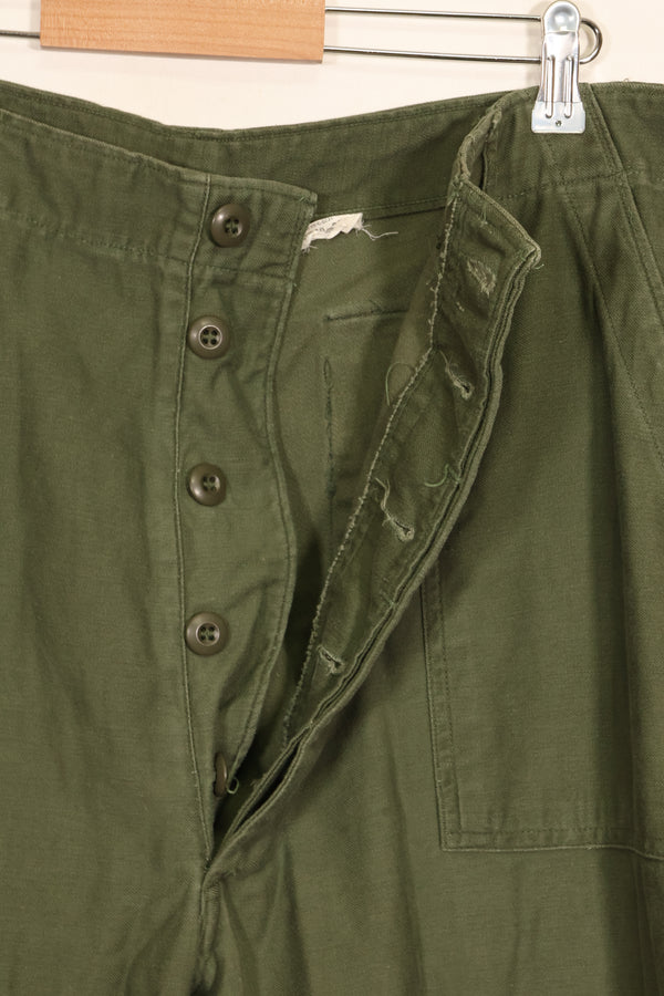 1972年会計　TYPE 3　40 x 33 アメリカ軍　OG-107 ユーティリティパンツ　ベイカーパンツ　中古品  C