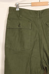 1972年会計　TYPE 3　40 x 33 アメリカ軍　OG-107 ユーティリティパンツ　ベイカーパンツ　中古品  C