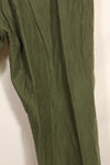 1972年会計　TYPE 3　40 x 33 アメリカ軍　OG-107 ユーティリティパンツ　ベイカーパンツ　中古品  C
