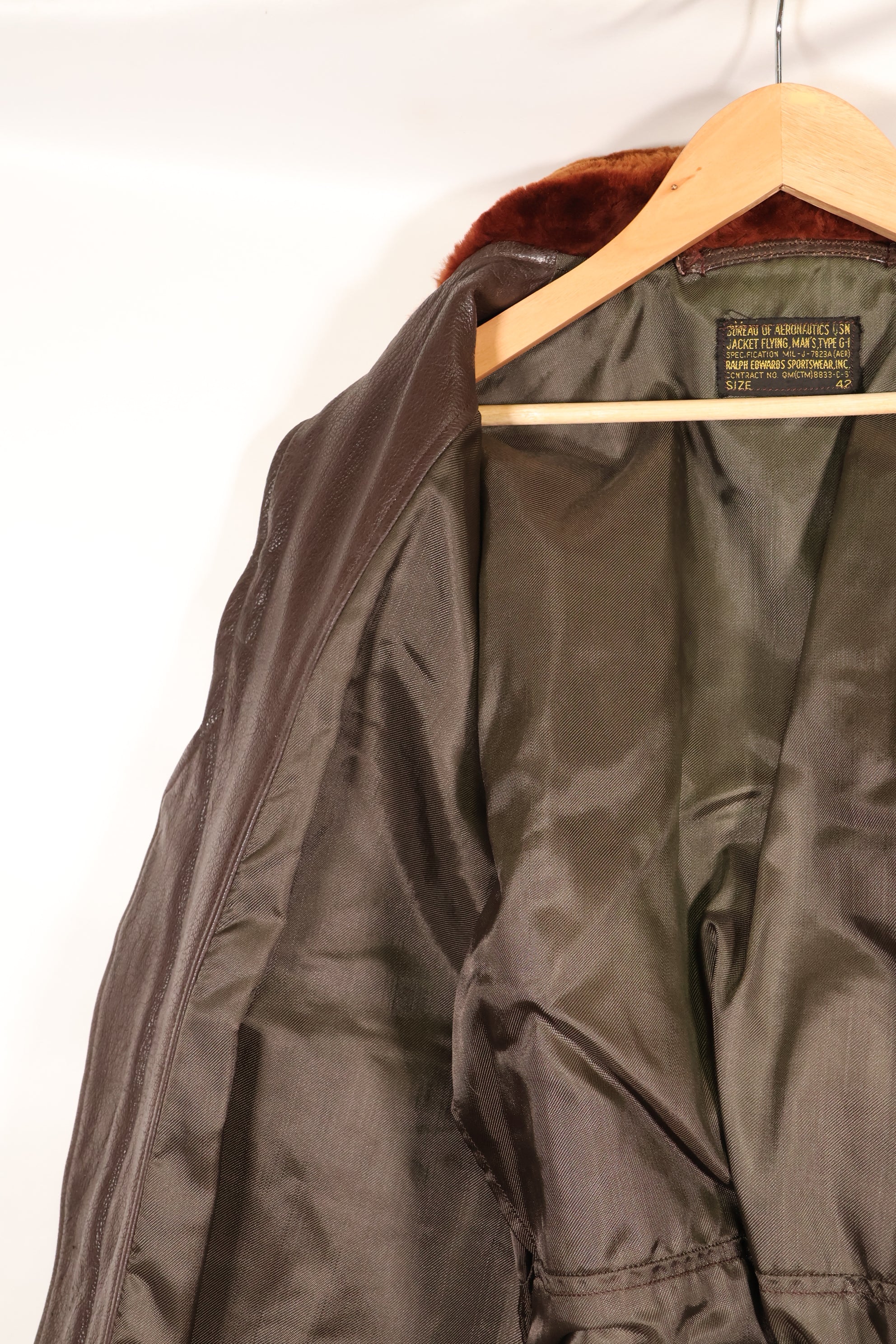 1960年代初期ロット　サイズ42 G-1　インターメディエートゾーン　フライトジャケット　中古品