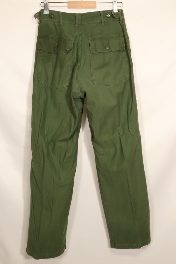 1961年契約　TYPE 1　推定 SMALL　 アメリカ軍　OG-107 ユーティリティパンツ　ベイカーパンツ　中古品  D