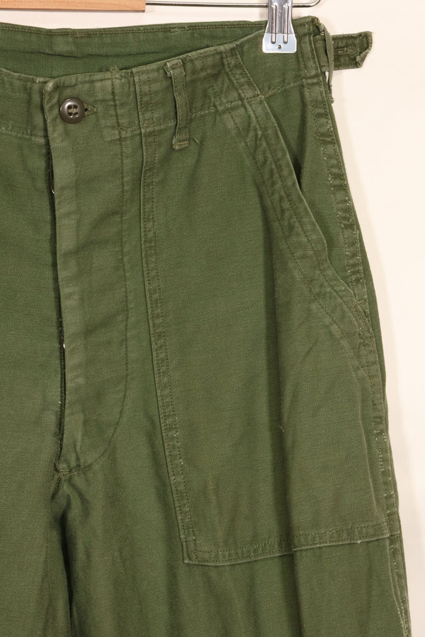1961年契約　TYPE 1　SMALL　 アメリカ軍　OG-107 ユーティリティパンツ　ベイカーパンツ　中古品  E
