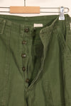 1961年契約　TYPE 1　SMALL　 アメリカ軍　OG-107 ユーティリティパンツ　ベイカーパンツ　中古品  E