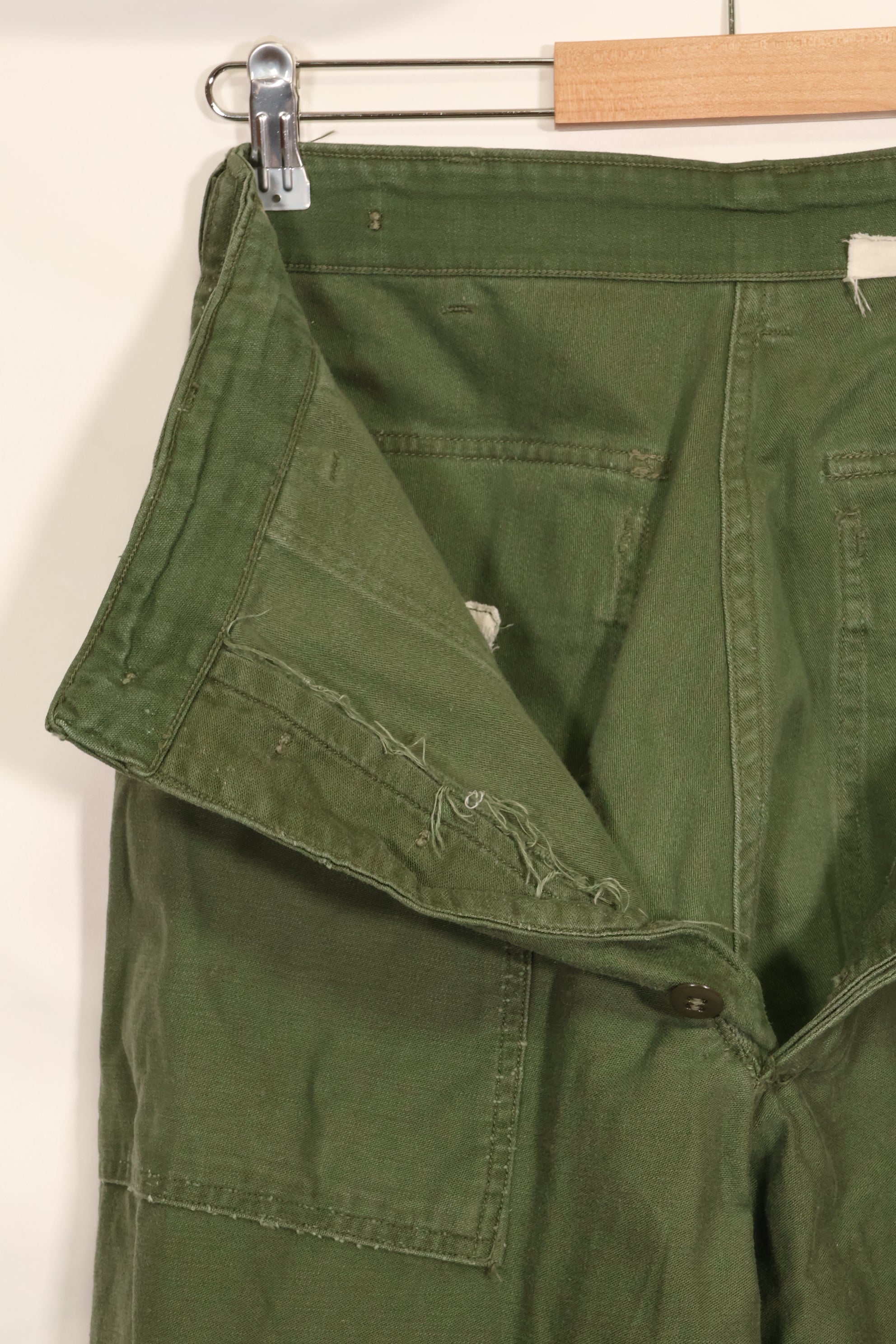 1961年契約　TYPE 1　SMALL　 アメリカ軍　OG-107 ユーティリティパンツ　ベイカーパンツ　中古品  E