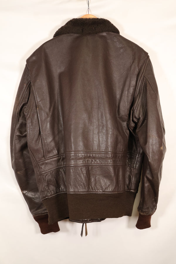 1970年契約　サイズ42　G-1　フライトジャケット　USS AMERICA パッチ付　中古品