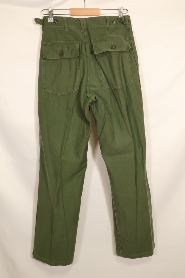 1961年契約　TYPE 1　SMALL　 アメリカ軍　OG-107 ユーティリティパンツ　ベイカーパンツ　中古品  E