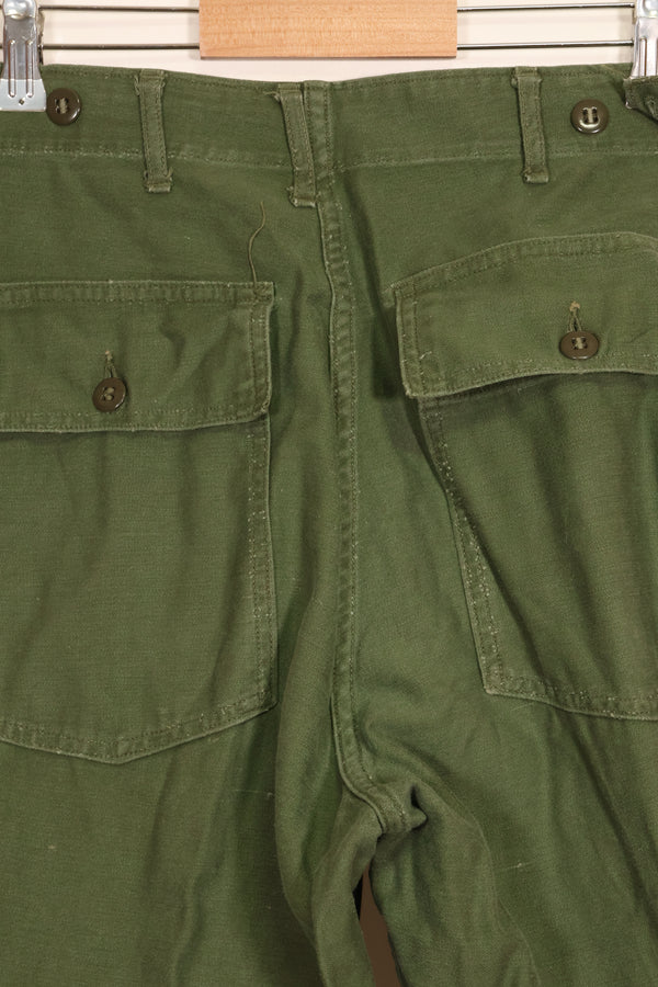 1961年契約　TYPE 1　SMALL　 アメリカ軍　OG-107 ユーティリティパンツ　ベイカーパンツ　中古品  E