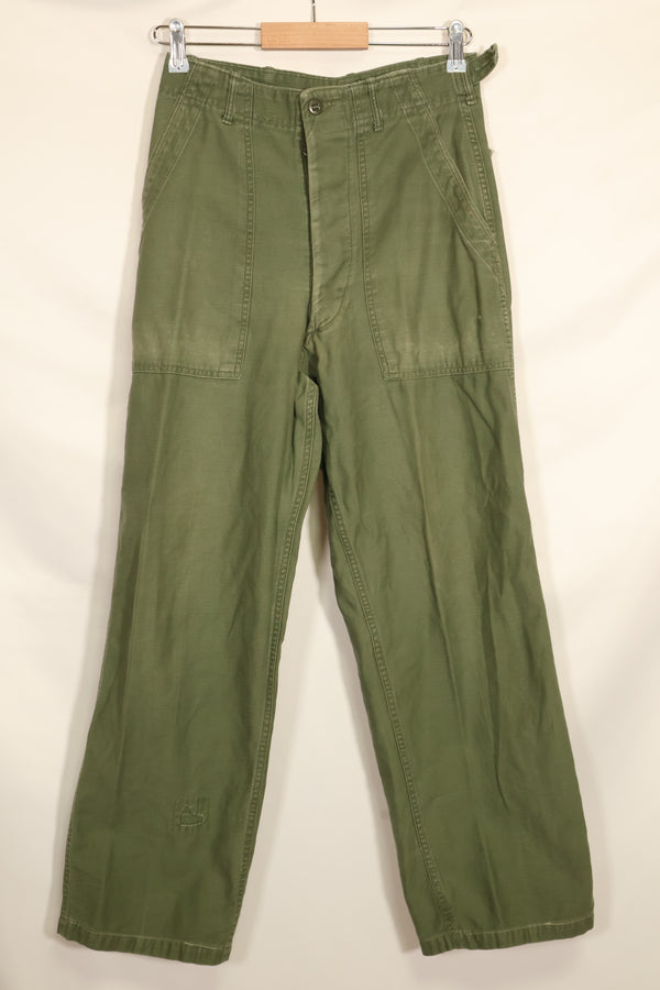 1950年代ロット　TYPE 1　SMALL　 アメリカ軍　OG-107 ユーティリティパンツ　ベイカーパンツ　中古品  F