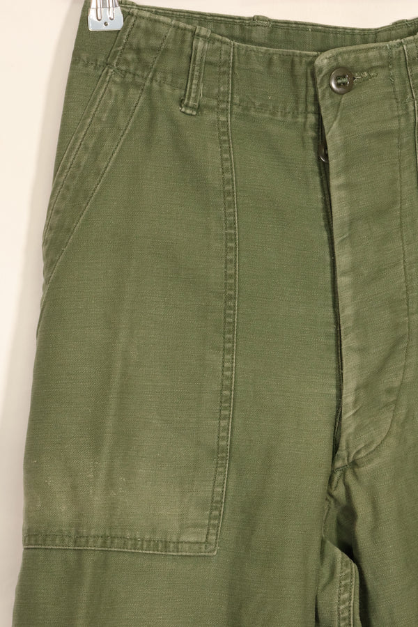 1950年代ロット　TYPE 1　SMALL　 アメリカ軍　OG-107 ユーティリティパンツ　ベイカーパンツ　中古品  F