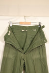 1950年代ロット　TYPE 1　SMALL　 アメリカ軍　OG-107 ユーティリティパンツ　ベイカーパンツ　中古品  F