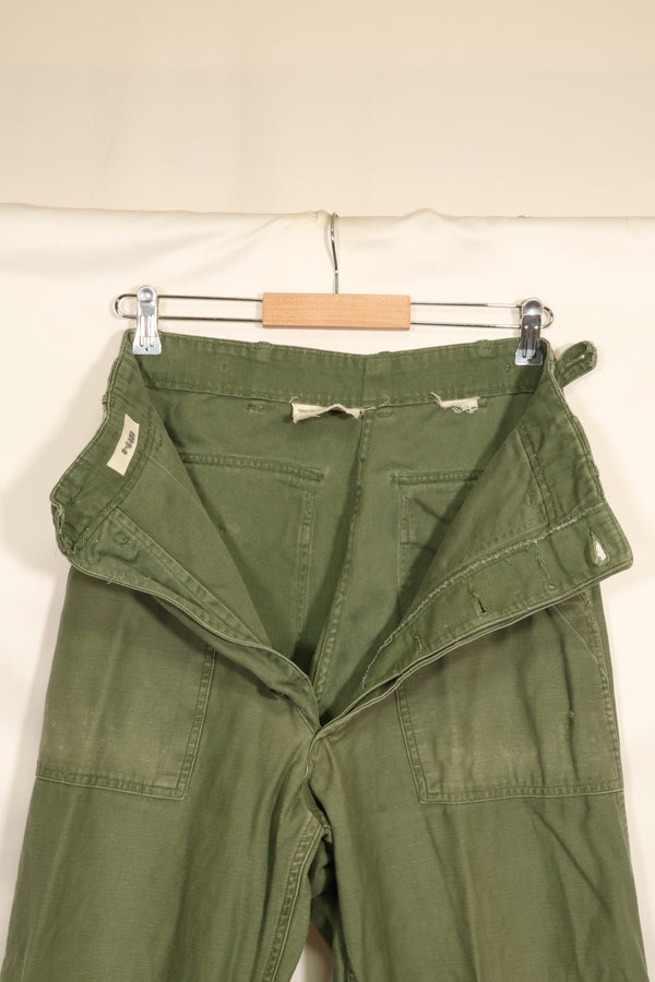 1950年代ロット　TYPE 1　SMALL　 アメリカ軍　OG-107 ユーティリティパンツ　ベイカーパンツ　中古品  F