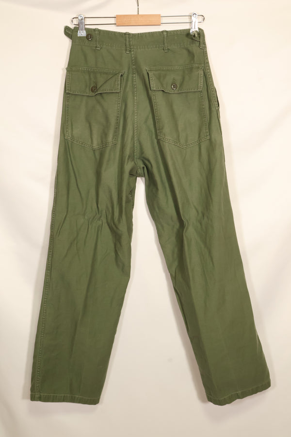 1950年代ロット　TYPE 1　SMALL　 アメリカ軍　OG-107 ユーティリティパンツ　ベイカーパンツ　中古品  F