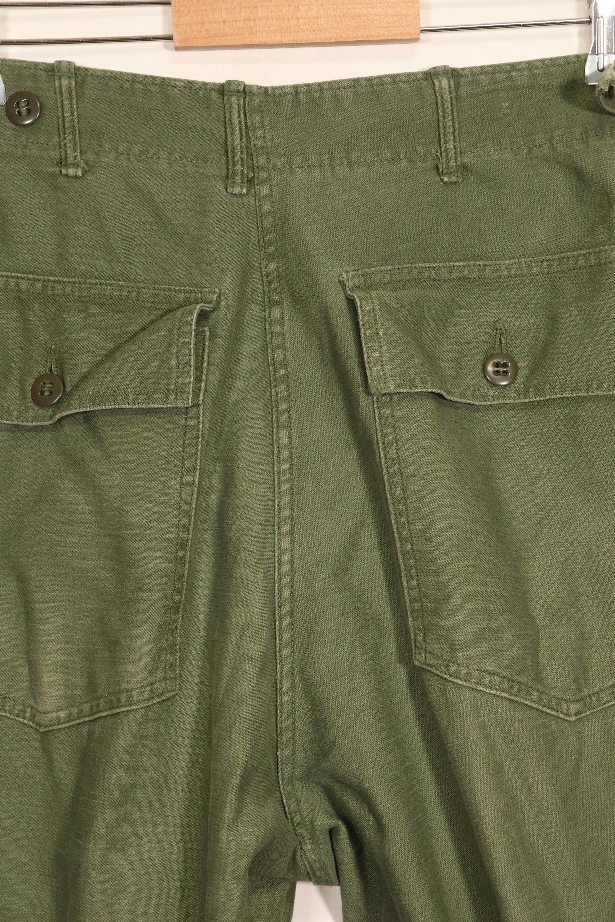 1950年代ロット　TYPE 1　SMALL　 アメリカ軍　OG-107 ユーティリティパンツ　ベイカーパンツ　中古品  F