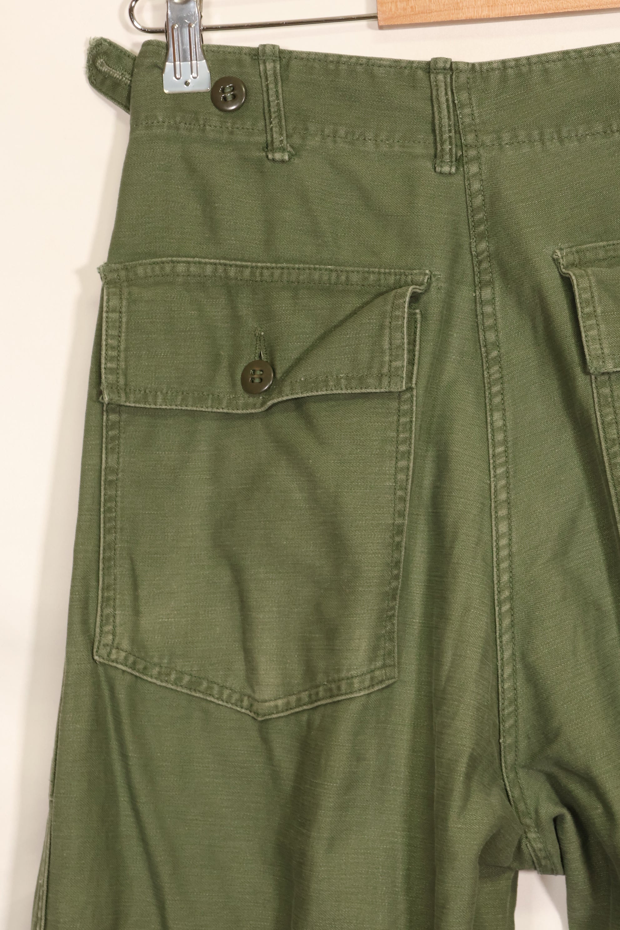 1950年代ロット　TYPE 1　SMALL　 アメリカ軍　OG-107 ユーティリティパンツ　ベイカーパンツ　中古品  F