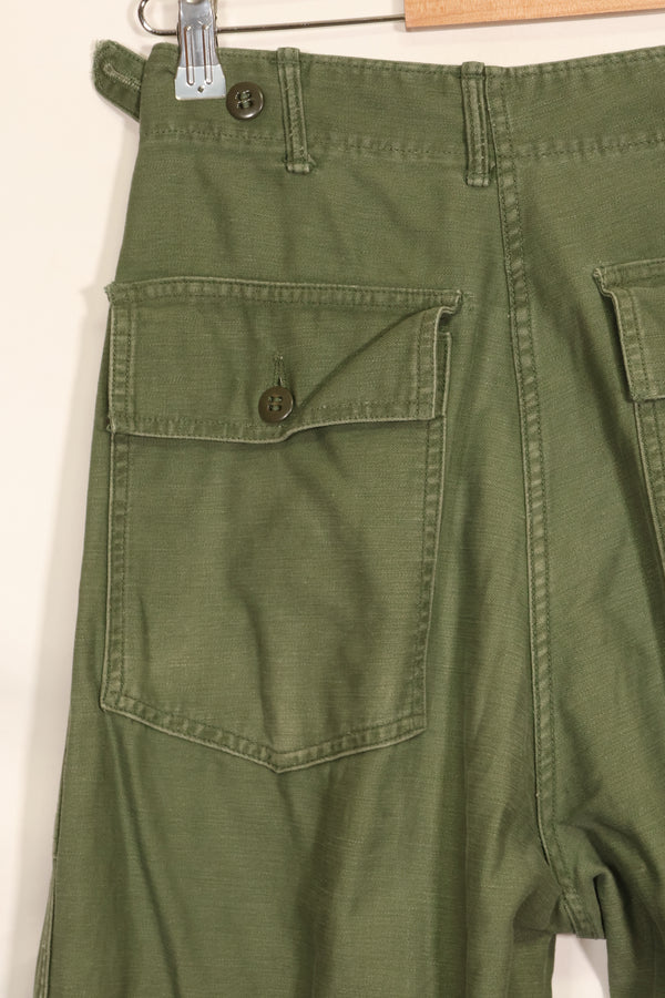 1950年代ロット　TYPE 1　SMALL　 アメリカ軍　OG-107 ユーティリティパンツ　ベイカーパンツ　中古品  F
